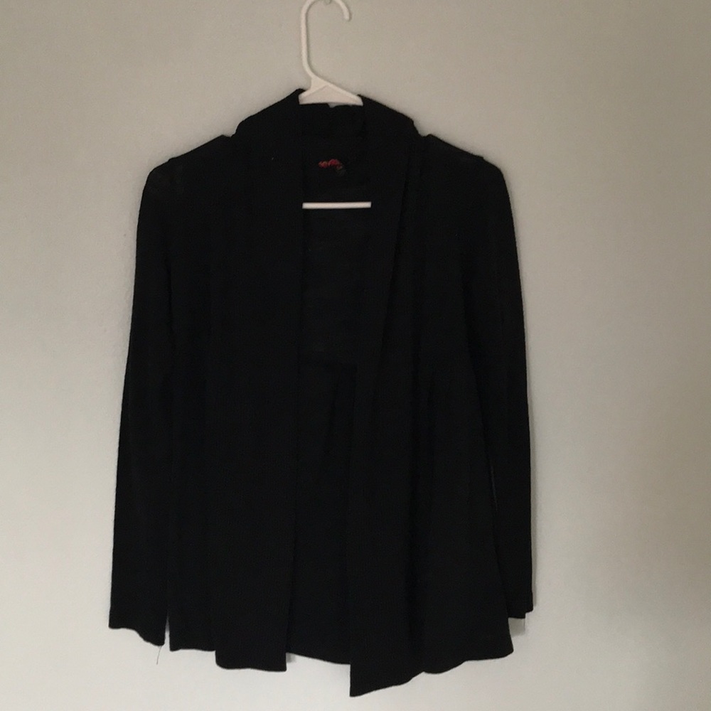 Black cardigan
